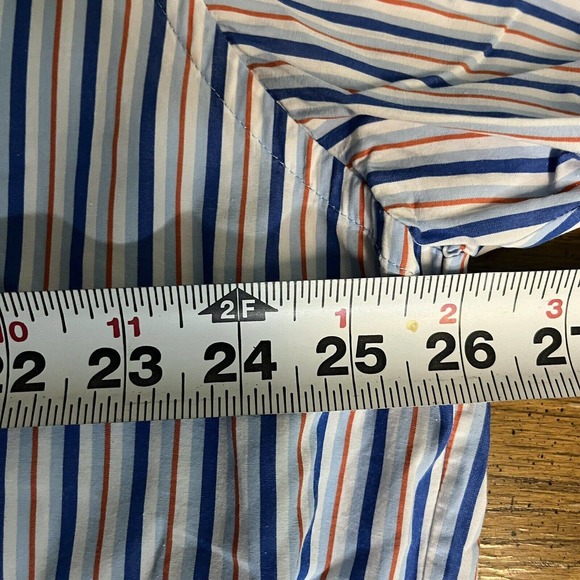 Tommy Bahama Mens Multi Color Stripe Long Sleeve Shirt XXL 2XL 100 % Cotton - Picture 5 of 6
